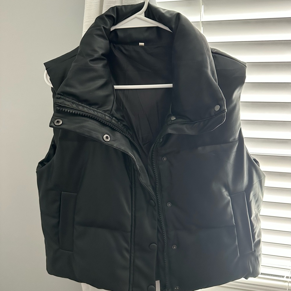 Black Puffer Vest